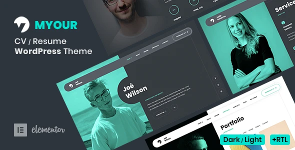 Myour – CV Resume WordPress Theme