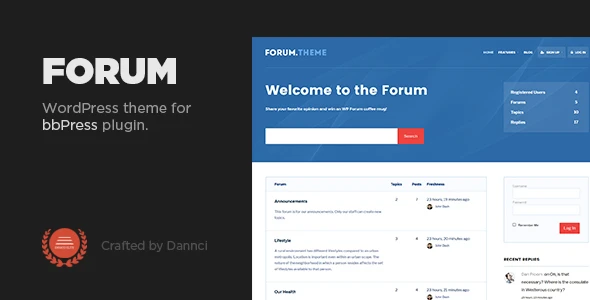 Forum – A Responsive WordPress Theme for bbPress